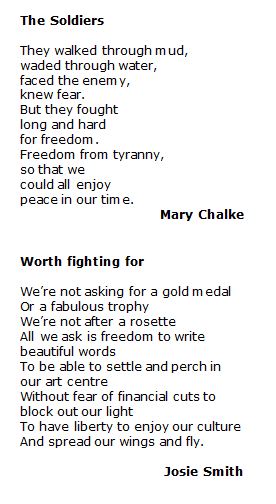 Mary and Josie Poetry